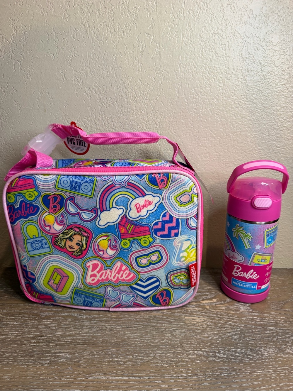 New Barbie Lunch Bag and Water Bottle